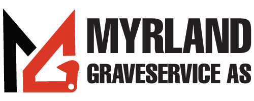 Myrland Graveservice As logo
